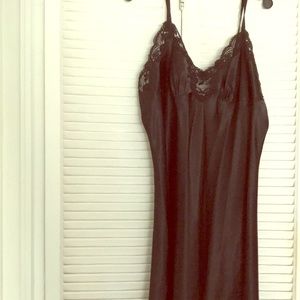 Silk Nightgown - Black
